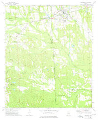 Hurtsboro Alabama Historical topographic map, 1:24000 scale, 7.5 X 7.5 Minute, Year 1973