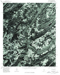 Hyatt Gap Alabama Historical topographic map, 1:24000 scale, 7.5 X 7.5 Minute, Year 1975