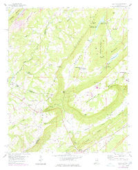 Hyatt Gap Alabama Historical topographic map, 1:24000 scale, 7.5 X 7.5 Minute, Year 1958