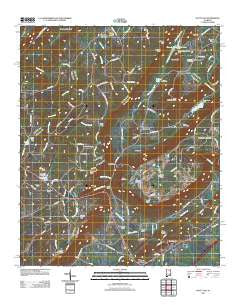 Hyatt Gap Alabama Historical topographic map, 1:24000 scale, 7.5 X 7.5 Minute, Year 2011