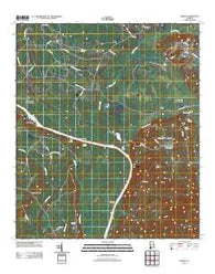 Hybart Alabama Historical topographic map, 1:24000 scale, 7.5 X 7.5 Minute, Year 2011