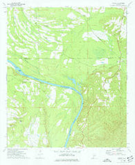 Hybart Alabama Historical topographic map, 1:24000 scale, 7.5 X 7.5 Minute, Year 1973