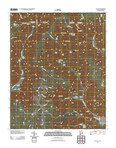 Hytop Alabama Historical topographic map, 1:24000 scale, 7.5 X 7.5 Minute, Year 2011
