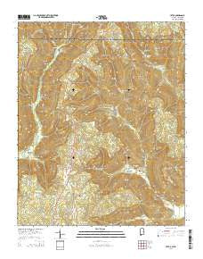 Hytop Alabama Current topographic map, 1:24000 scale, 7.5 X 7.5 Minute, Year 2014