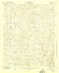 Ider Alabama Historical topographic map, 1:24000 scale, 7.5 X 7.5 Minute, Year 1947