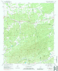 Indian Mountain Alabama Historical topographic map, 1:24000 scale, 7.5 X 7.5 Minute, Year 1967