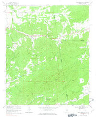 Indian Mountain Alabama Historical topographic map, 1:24000 scale, 7.5 X 7.5 Minute, Year 1967