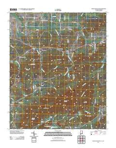 Indian Mountain Alabama Historical topographic map, 1:24000 scale, 7.5 X 7.5 Minute, Year 2011