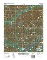 Ingram Alabama Historical topographic map, 1:24000 scale, 7.5 X 7.5 Minute, Year 2011