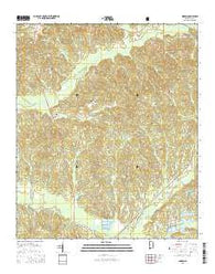 Ingram Alabama Current topographic map, 1:24000 scale, 7.5 X 7.5 Minute, Year 2014