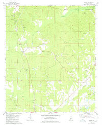 Ingram Alabama Historical topographic map, 1:24000 scale, 7.5 X 7.5 Minute, Year 1980