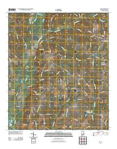 Ino Alabama Historical topographic map, 1:24000 scale, 7.5 X 7.5 Minute, Year 2011