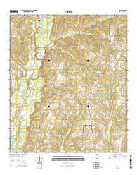 Ino Alabama Current topographic map, 1:24000 scale, 7.5 X 7.5 Minute, Year 2014