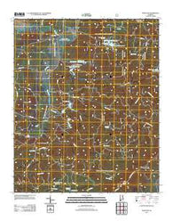 Ironaton Alabama Historical topographic map, 1:24000 scale, 7.5 X 7.5 Minute, Year 2011