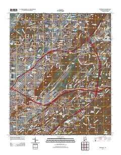 Irondale Alabama Historical topographic map, 1:24000 scale, 7.5 X 7.5 Minute, Year 2011