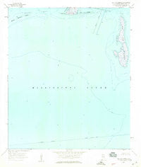 Isle Aux Herbes Alabama Historical topographic map, 1:24000 scale, 7.5 X 7.5 Minute, Year 1958