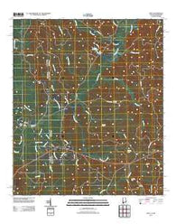 Isney Alabama Historical topographic map, 1:24000 scale, 7.5 X 7.5 Minute, Year 2011