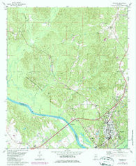 Jackson Alabama Historical topographic map, 1:24000 scale, 7.5 X 7.5 Minute, Year 1978
