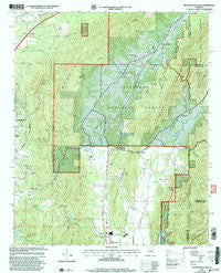 Jacksonville East Alabama Historical topographic map, 1:24000 scale, 7.5 X 7.5 Minute, Year 2001