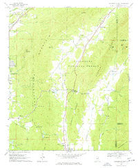 Jacksonville East Alabama Historical topographic map, 1:24000 scale, 7.5 X 7.5 Minute, Year 1967
