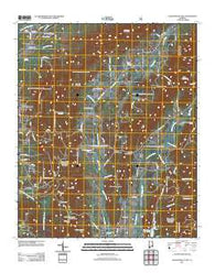 Jacksonville East Alabama Historical topographic map, 1:24000 scale, 7.5 X 7.5 Minute, Year 2011
