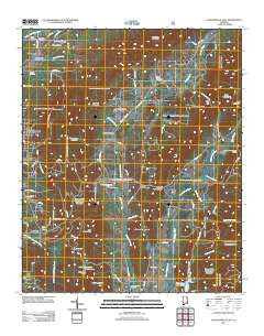 Jacksonville East Alabama Historical topographic map, 1:24000 scale, 7.5 X 7.5 Minute, Year 2011
