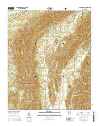 Jacksonville East Alabama Current topographic map, 1:24000 scale, 7.5 X 7.5 Minute, Year 2014