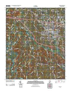 Jasper Alabama Historical topographic map, 1:24000 scale, 7.5 X 7.5 Minute, Year 2011