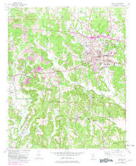 Jasper Alabama Historical topographic map, 1:24000 scale, 7.5 X 7.5 Minute, Year 1949