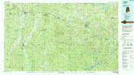 Jasper Alabama Historical topographic map, 1:100000 scale, 30 X 60 Minute, Year 1984