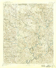 Jasper Alabama Historical topographic map, 1:125000 scale, 30 X 30 Minute, Year 1893