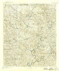 Jasper Alabama Historical topographic map, 1:125000 scale, 30 X 30 Minute, Year 1893
