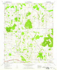 Jeff Alabama Historical topographic map, 1:24000 scale, 7.5 X 7.5 Minute, Year 1958