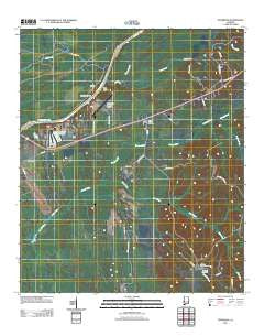Jefferson Alabama Historical topographic map, 1:24000 scale, 7.5 X 7.5 Minute, Year 2011