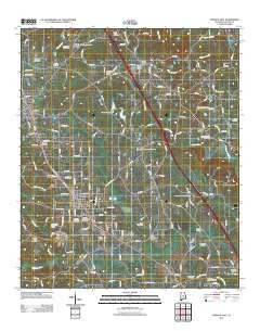 Jemison East Alabama Historical topographic map, 1:24000 scale, 7.5 X 7.5 Minute, Year 2011