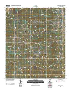 Jemison West Alabama Historical topographic map, 1:24000 scale, 7.5 X 7.5 Minute, Year 2011