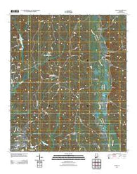 Jones Alabama Historical topographic map, 1:24000 scale, 7.5 X 7.5 Minute, Year 2011