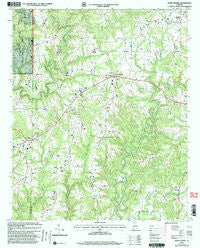 Jones Chapel Alabama Historical topographic map, 1:24000 scale, 7.5 X 7.5 Minute, Year 2000