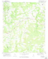 Jones Chapel Alabama Historical topographic map, 1:24000 scale, 7.5 X 7.5 Minute, Year 1969