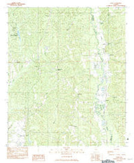 Jones Alabama Historical topographic map, 1:24000 scale, 7.5 X 7.5 Minute, Year 1982