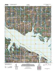 Jones Crossroads Alabama Historical topographic map, 1:24000 scale, 7.5 X 7.5 Minute, Year 2011