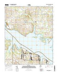 Jones Crossroads Alabama Current topographic map, 1:24000 scale, 7.5 X 7.5 Minute, Year 2014