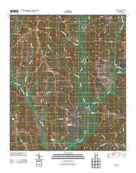 Josie Alabama Historical topographic map, 1:24000 scale, 7.5 X 7.5 Minute, Year 2011