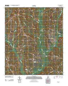 Josie Alabama Historical topographic map, 1:24000 scale, 7.5 X 7.5 Minute, Year 2011