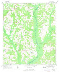 Josie Alabama Historical topographic map, 1:24000 scale, 7.5 X 7.5 Minute, Year 1968