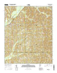 Kennedy Alabama Current topographic map, 1:24000 scale, 7.5 X 7.5 Minute, Year 2014