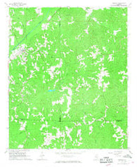 Kennedy Alabama Historical topographic map, 1:24000 scale, 7.5 X 7.5 Minute, Year 1967