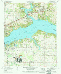 Killen Alabama Historical topographic map, 1:24000 scale, 7.5 X 7.5 Minute, Year 1971