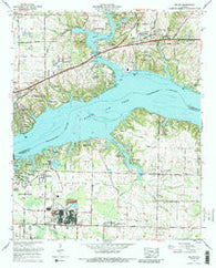Killen Alabama Historical topographic map, 1:24000 scale, 7.5 X 7.5 Minute, Year 1971