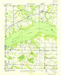Killen Alabama Historical topographic map, 1:24000 scale, 7.5 X 7.5 Minute, Year 1936